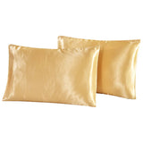 The Sana Satin Pillowcase in Gold