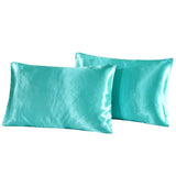 The Sana Satin Pillowcase in Teal