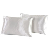 The Sana Satin Pillowcase in White